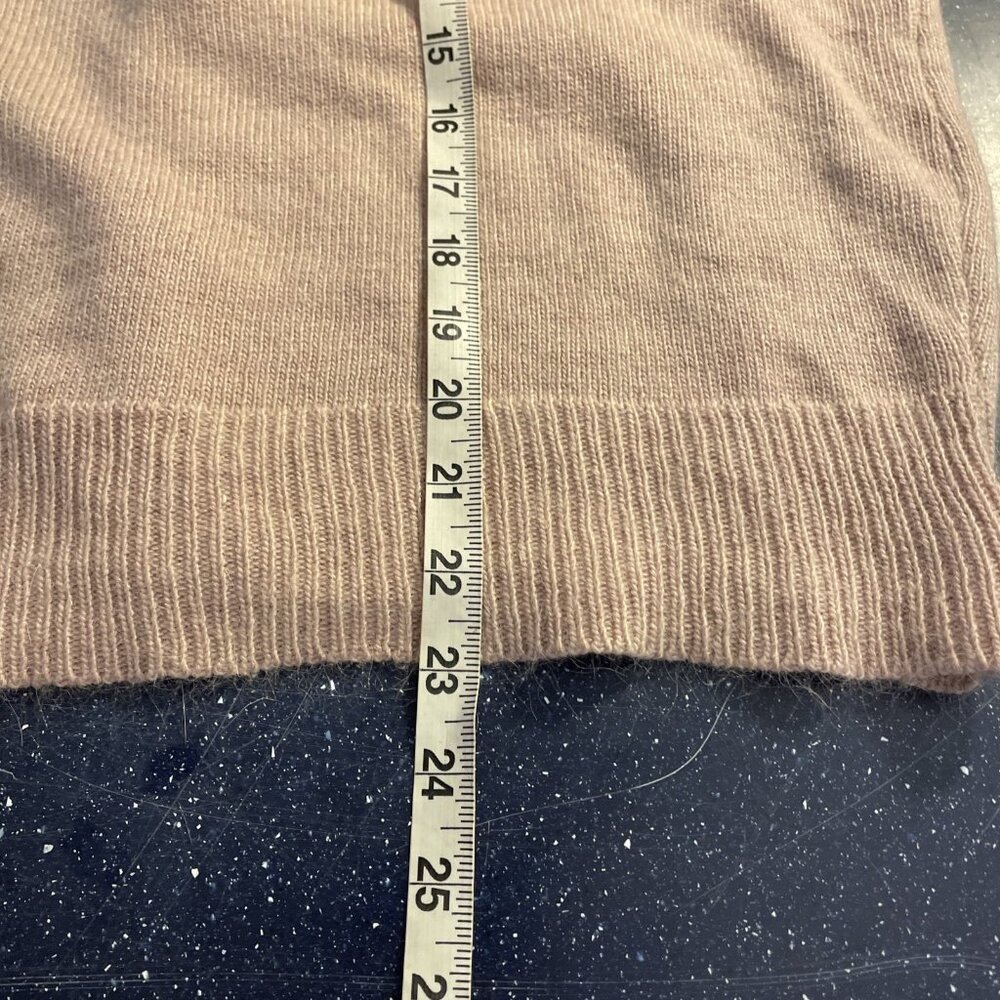 POL Cardigan Sweater Pink Open Front Tiered Bell Sleeves Wool Blend Wms Sz M - Picture 10 of 10